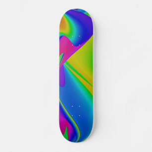 Skateboard Arc-en-ciel Abstrait