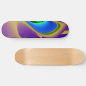 Skateboard Arc-en-ciel Abstrait (Horz)