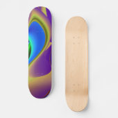 Skateboard Arc-en-ciel Abstrait (Recto)