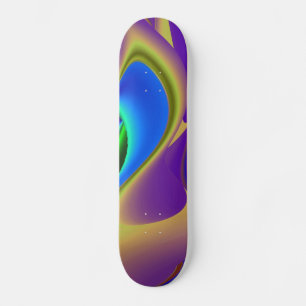 Skateboard Arc-en-ciel Abstrait