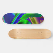 Skateboard Arc-en-ciel Abstrait (Horz)