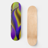 Skateboard Arc-en-ciel Abstrait (Recto)