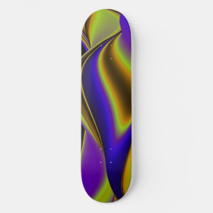 Skateboard Arc-en-ciel Abstrait