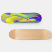 Skateboard Arc-en-ciel Abstrait (Horz)