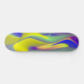 Skateboard Arc-en-ciel Abstrait (Horz)