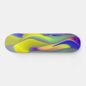 Skateboard Arc-en-ciel Abstrait (Horz)