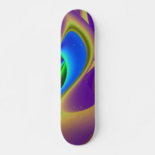 Skateboard Arc-en-ciel Abstrait
