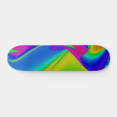 Skateboard Arc-en-ciel Abstrait (Horz)