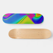 Skateboard Arc-en-ciel Abstrait (Horz)