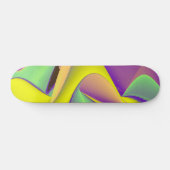 Skateboard Arc-en-ciel Abstrait (Horz)