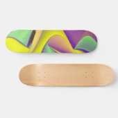 Skateboard Arc-en-ciel Abstrait (Horz)