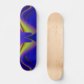 Skateboard Arc-en-ciel Abstrait (Recto)