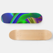 Skateboard Arc-en-ciel Abstrait (Horz)