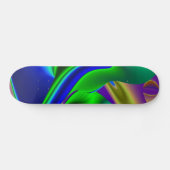 Skateboard Arc-en-ciel Abstrait (Horz)