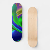 Skateboard Arc-en-ciel Abstrait (Recto)