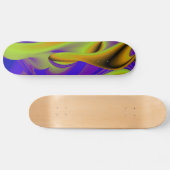 Skateboard Arc-en-ciel Abstrait (Horz)