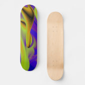 Skateboard Arc-en-ciel Abstrait (Recto)