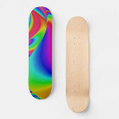 Skateboard Arc-en-ciel Abstrait (Recto)