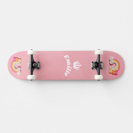 Skateboard Arc-en-ciel avec effet relief Skate (Horz)
