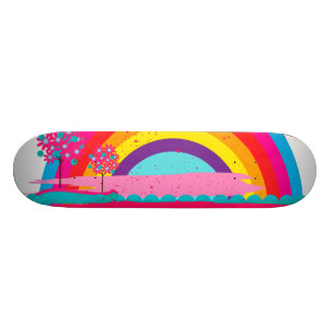 Skateboard Arc-en-ciel de paysage