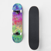 Skateboard Arc-en-ciel grungy (Recto)
