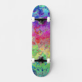 Skateboard Arc-en-ciel grungy (Recto)