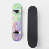 Skateboard Arc-en-ciel Low Poly (Recto)