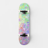 Skateboard Arc-en-ciel Low Poly (Recto)