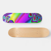 Skateboard Arc-en-ciel psychédélique (Horz)