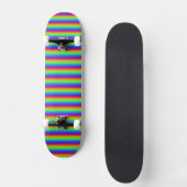 Skateboard Arc-en-ciel rouge orange jaune bleu bleu violet Ar (Recto)
