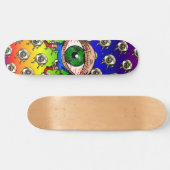 Skateboard Arc-en-ciel trippy (Horz)