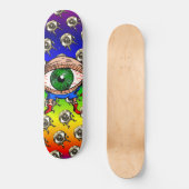 Skateboard Arc-en-ciel trippy (Recto)