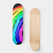 Skateboard Arc-en tiré (Recto)