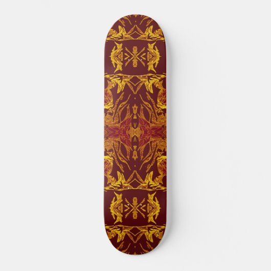 Skateboard Arcane en ambre infrarouge Sud (Recto)