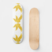 Skateboard Archange d'or (Recto)