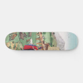 Skateboard Arche de Noé avec animaux (Horz)