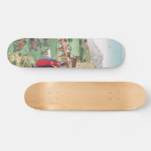 Skateboard Arche de Noé avec animaux (Horz)