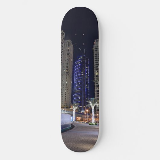 Skateboard Architecture de Dubaï la nuit (Recto)