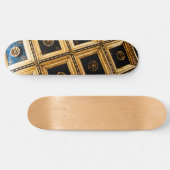 Skateboard Architecture noire et or (Horz)