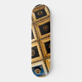 Skateboard Architecture noire et or (Recto)