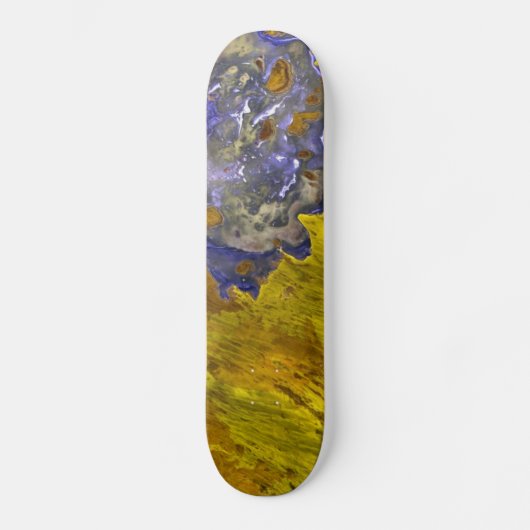 Skateboard Ardoise d'or<br>planche à roulettes (Recto)