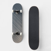 Skateboard Ardoise et crème (Recto)