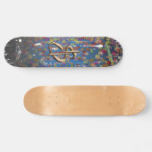 SKATEBOARD ARGENT (Horz)