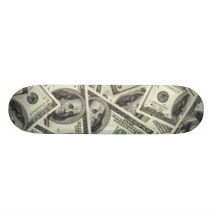 Skateboard argent