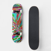 skateboard argent coloré (Recto)