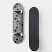 Skateboard Argent solide (Devant)