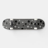 Skateboard Argent solide (Horz)
