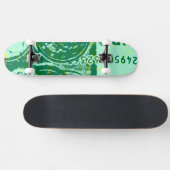 Skateboard Argent vert (Horz)