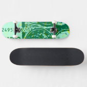 Skateboard Argent vert (Horz)