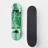Skateboard Argent vert (Recto)